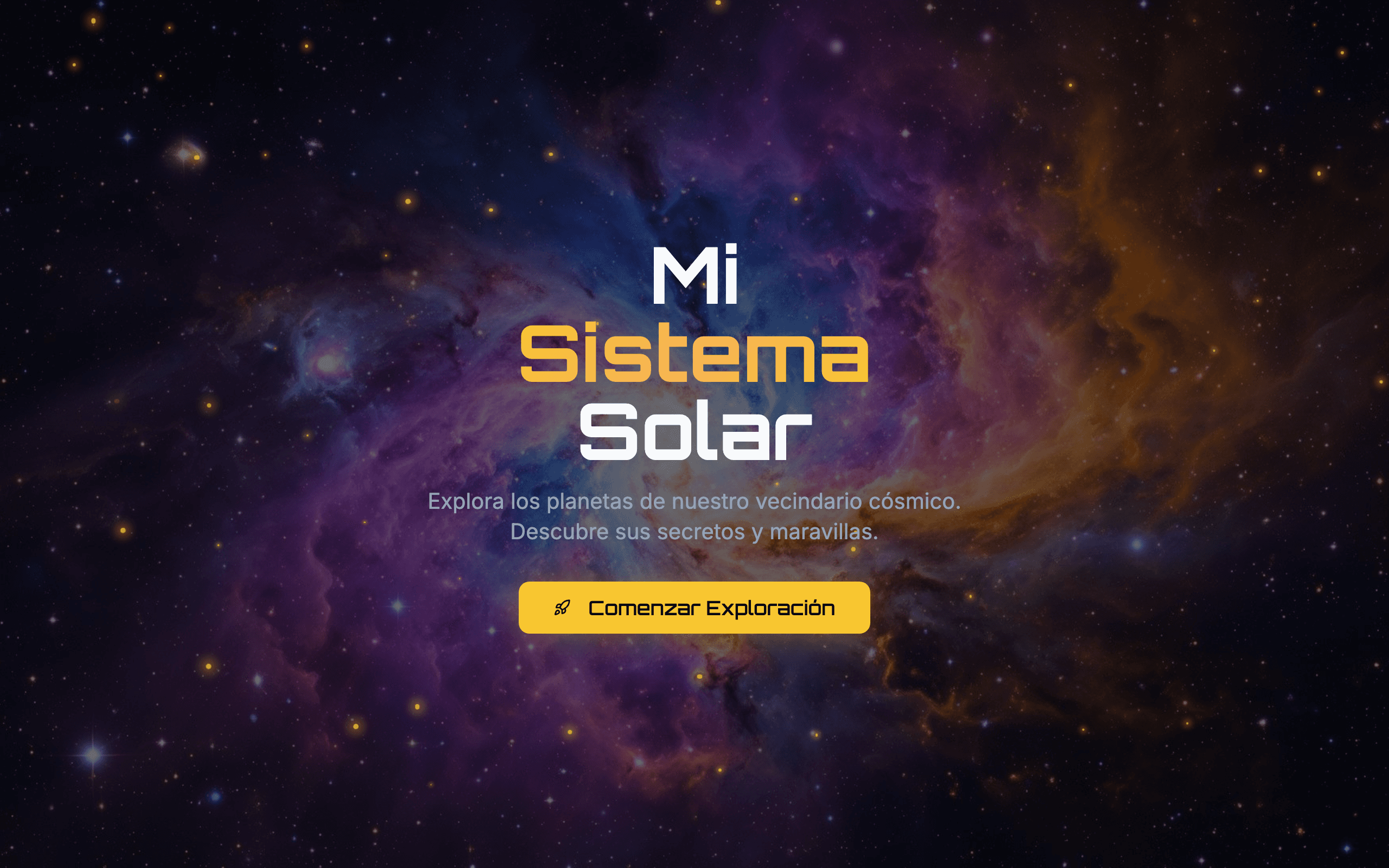 Captura de pantalla de Mi sistema solar